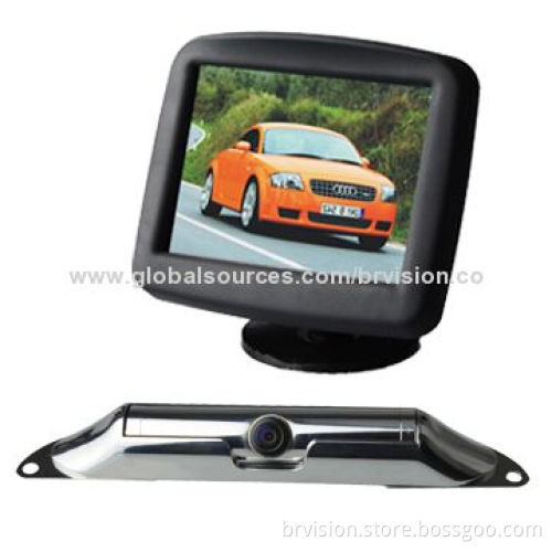 Car wireless rearview system, 3.5 inches digital monitor and anti-water Camera for safety